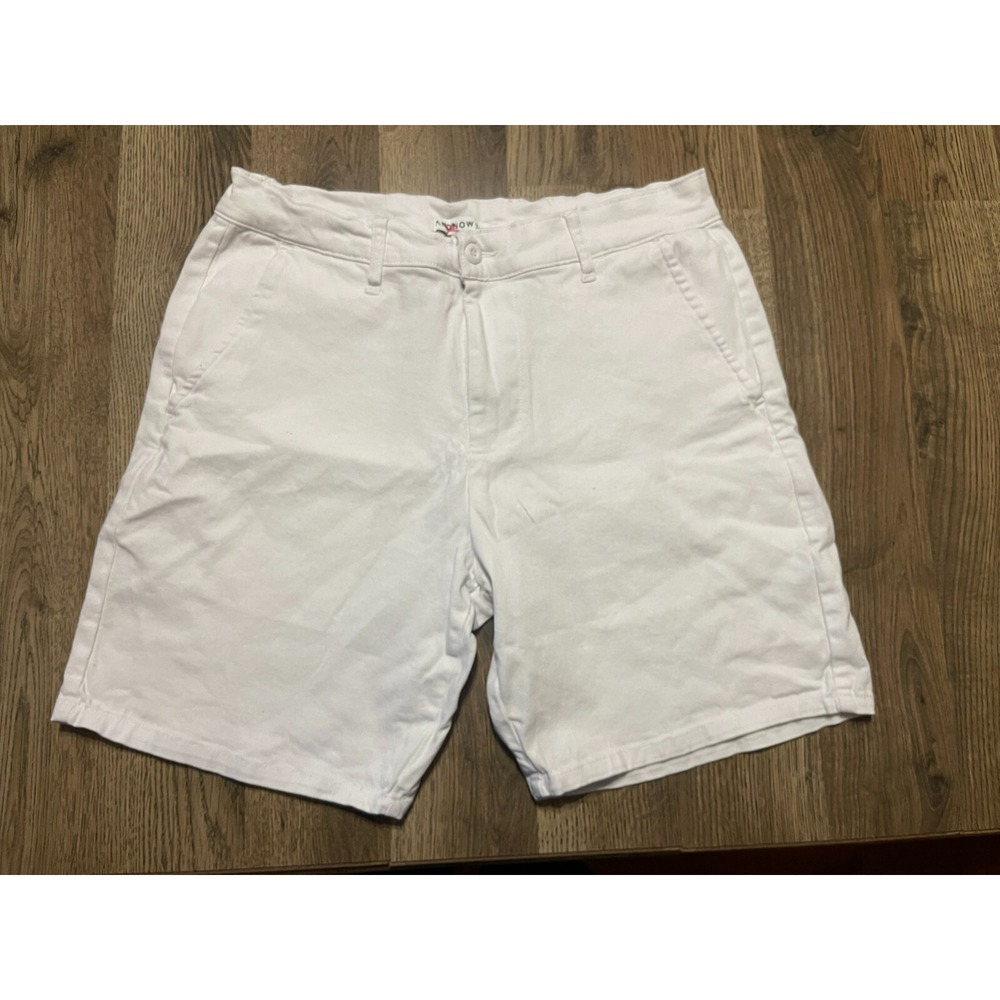AND NOW THIS Shorts, Men's Size 31, White, Pockets, Flat Front